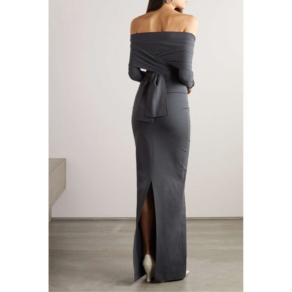 NWT KIM DOLCE&GABBANA Long stretch jersey Milano rib dress Size IT 42 (US 6) $29 - Picture 4 of 9